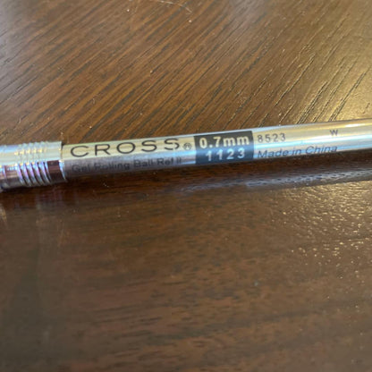 CROSS Century Pearl White Ballpoint Pen Model No.35 with sleek pearl white finish and black ink tip