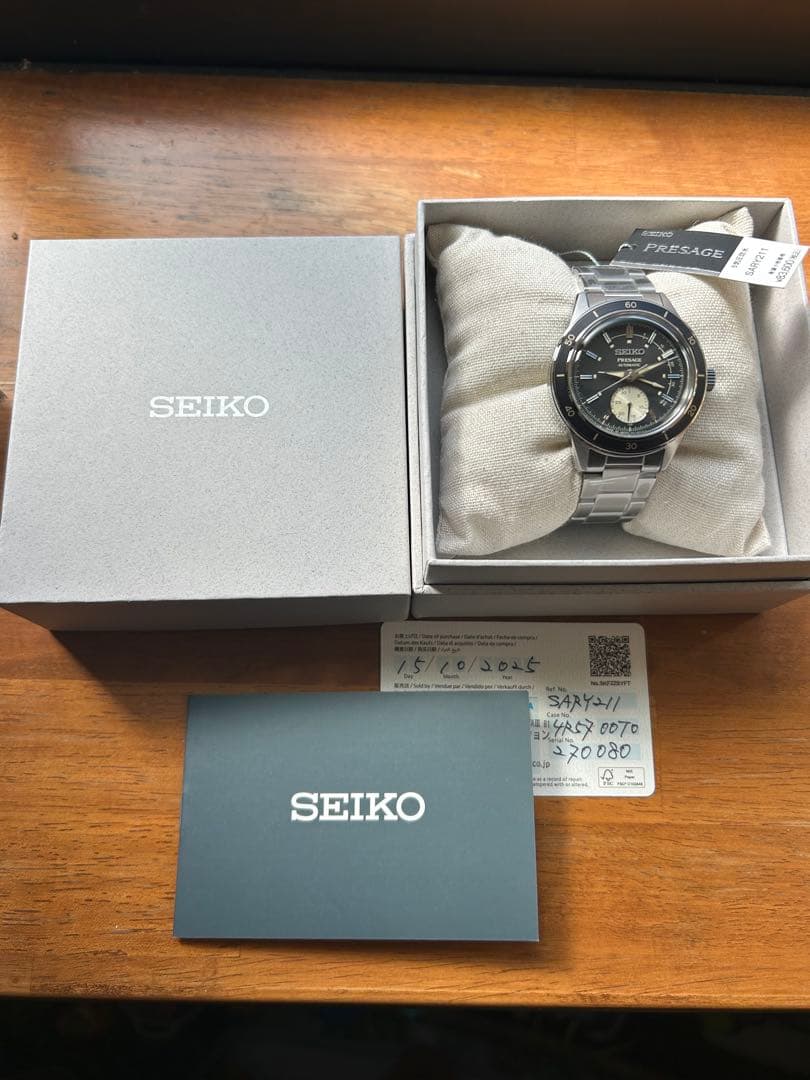 SEIKO Presage Automatic Men's Watch — Japanese