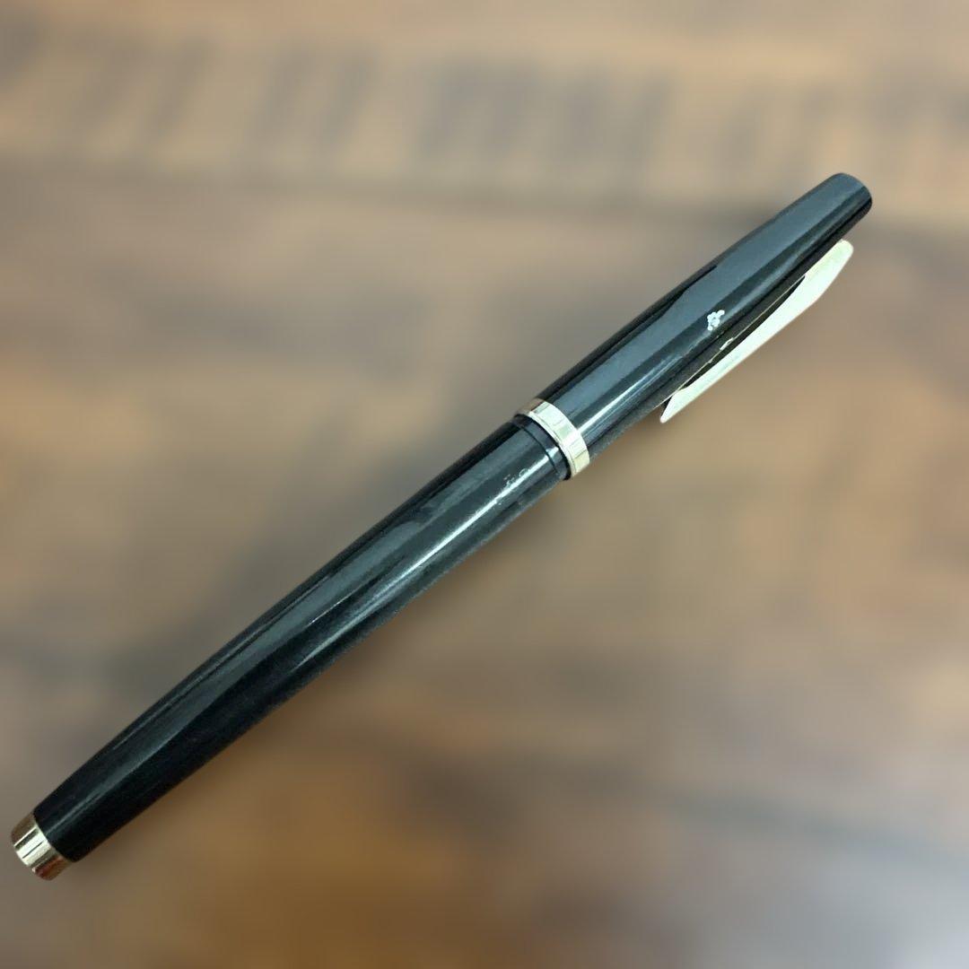 Showa Retro 3-Pen Set of gold fountain pens by PILOT with fine and extra fine tips in a sleek case