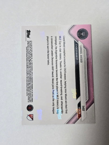 Topps Now Messi /25 MVP — Japanese