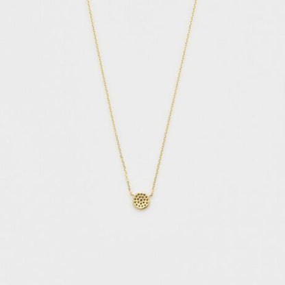 Kuro Diamond Necklace made of 18K gold featuring multiple small micro-set diamonds on a delicate chain