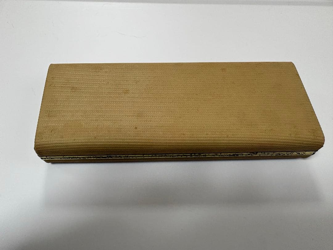 Vintage Pilot Super 300 fountain pen with 14K nib and accompanying case shown on white background