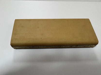 Vintage Pilot Super 300 fountain pen with 14K nib and accompanying case shown on white background
