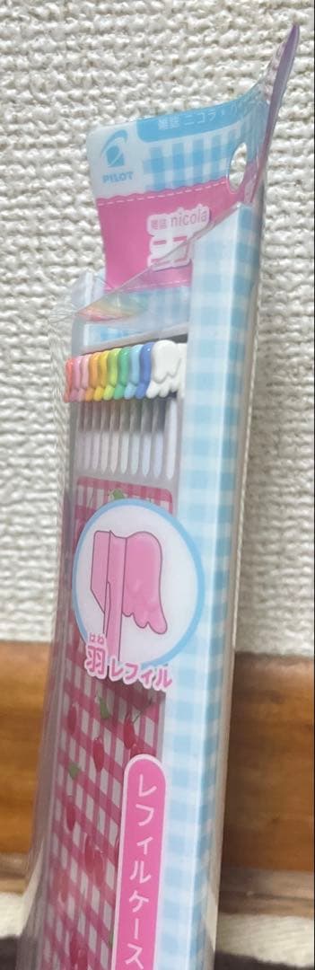 Limited rare PILOT HI-TEC-C COLETO 0.4mm ballpoint pen refill set with 10 colors in used condition