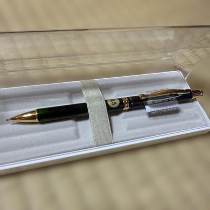 Pilot Cavale Marble Green mechanical pencil with marble pattern and green accents, new condition