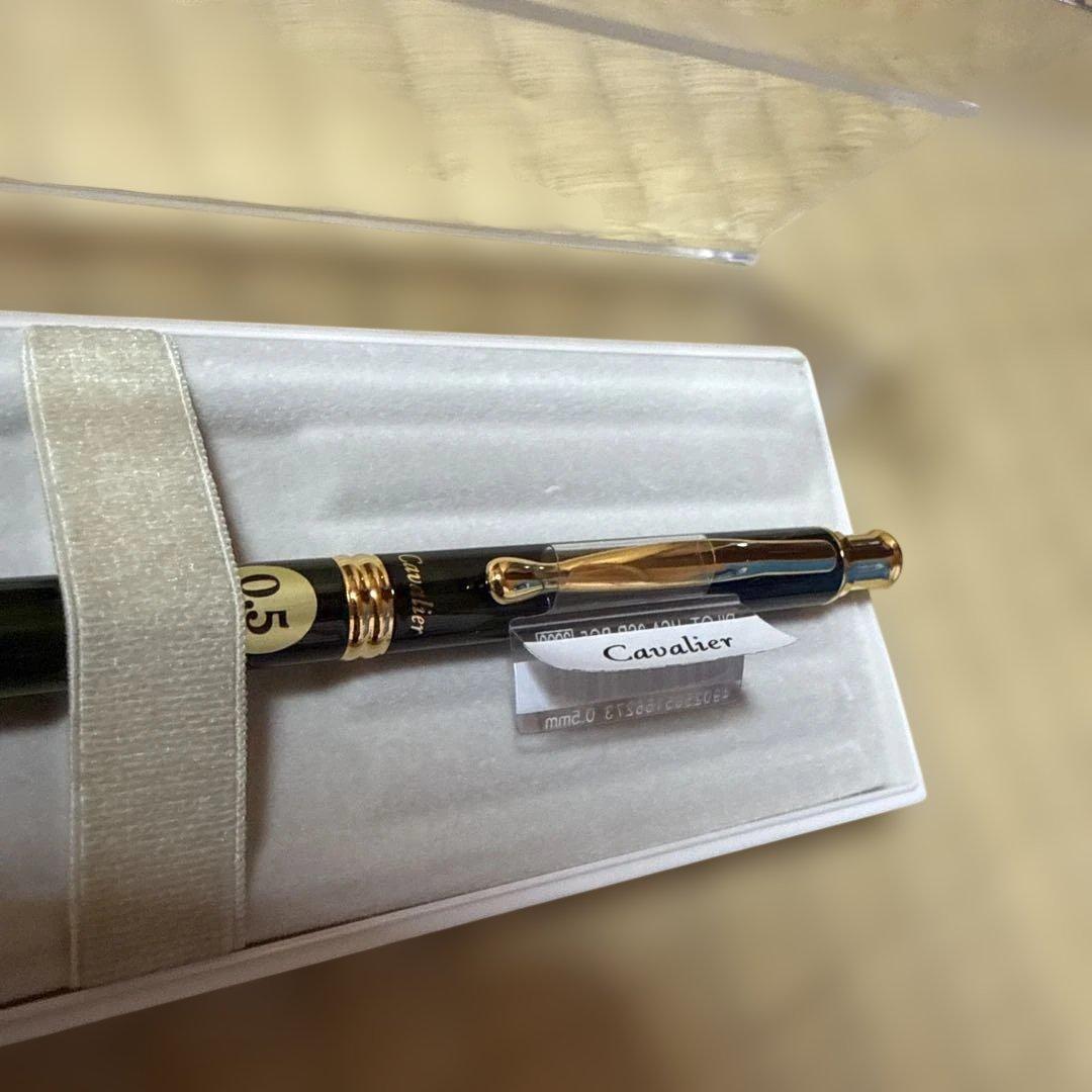 Pilot Cavale Marble Green mechanical pencil with marble pattern and green accents, new condition
