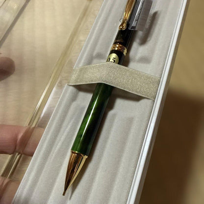 Pilot Cavale Marble Green mechanical pencil with marble pattern and green accents, new condition
