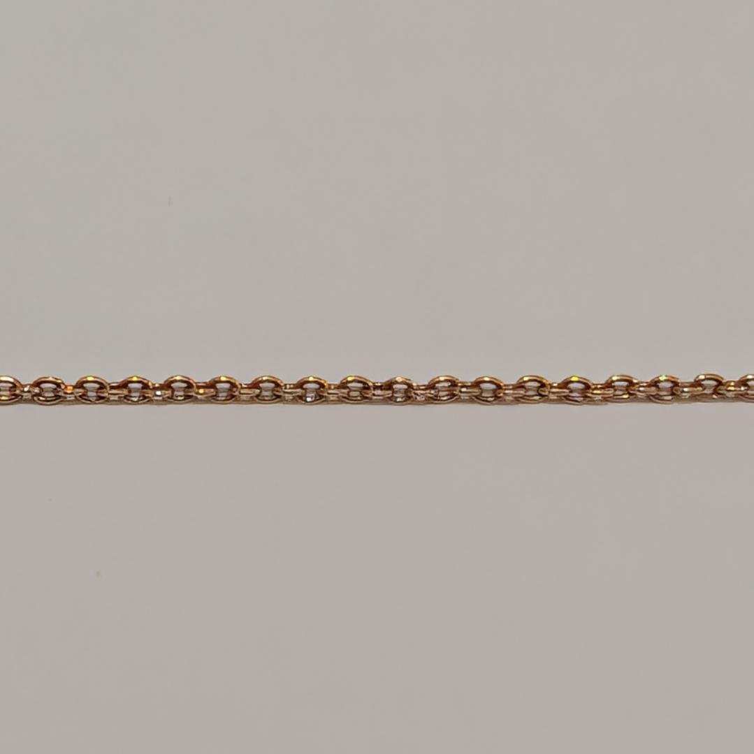 Tasaki pearl necklace with 7.6mm pearl and 18K yellow gold chain, 40cm length, vintage style