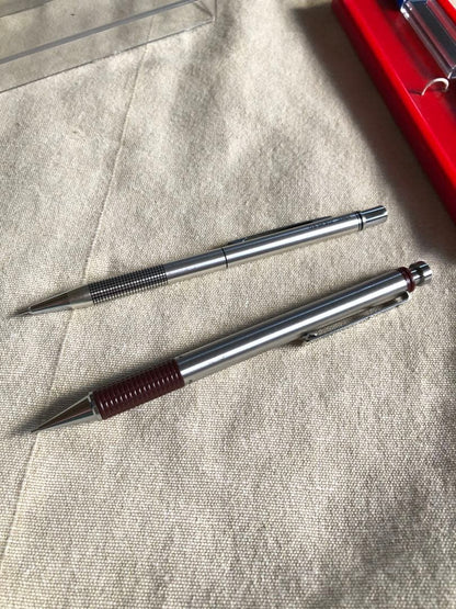 PILOT sk302 Neox silver sharp pencil set with red case and user manual