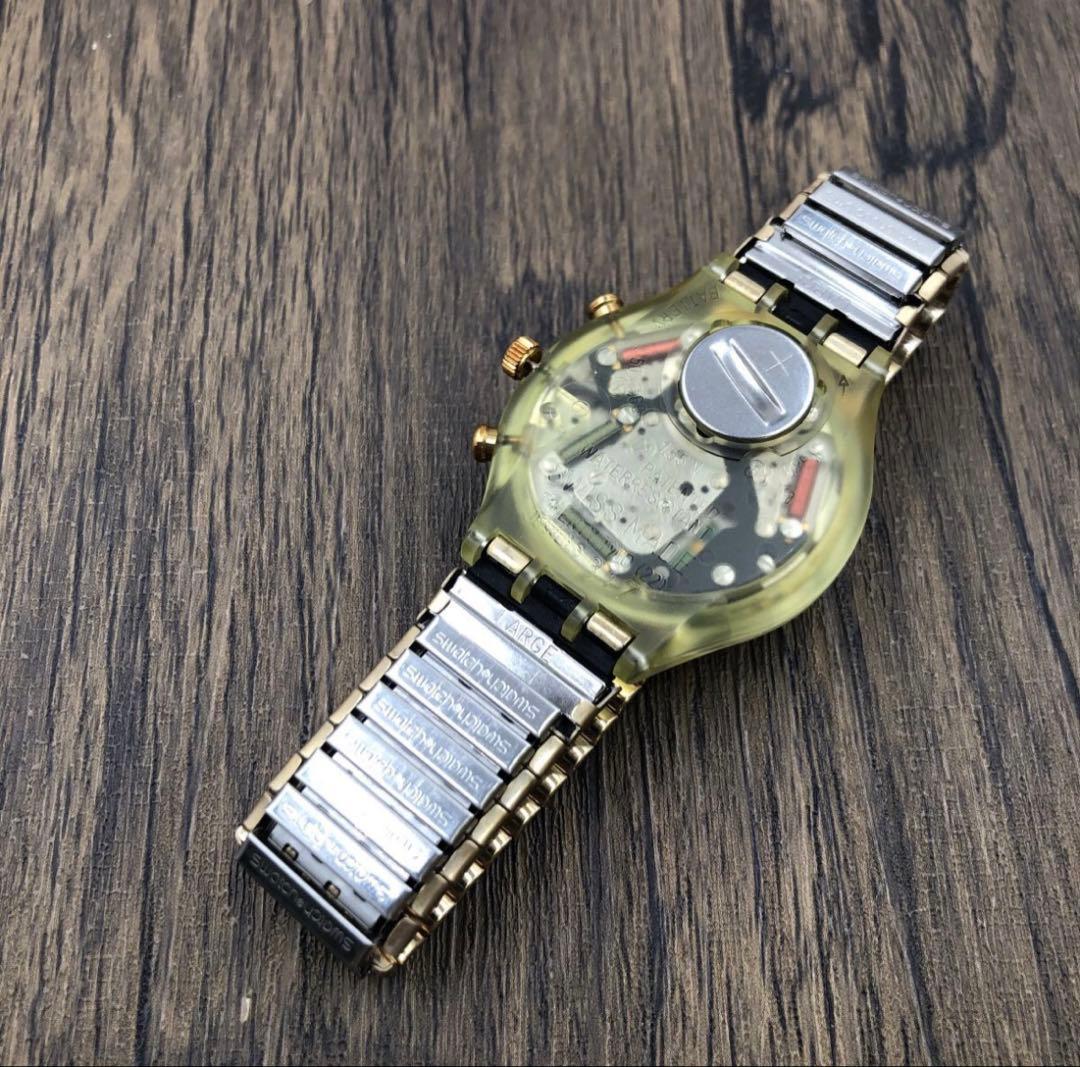 swatch Gold Chronograph Quartz Men's — Japanese