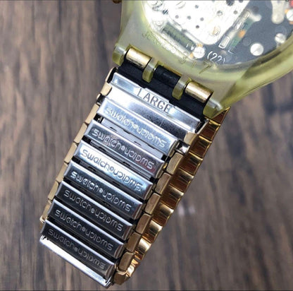 swatch Gold Chronograph Quartz Men's — Japanese