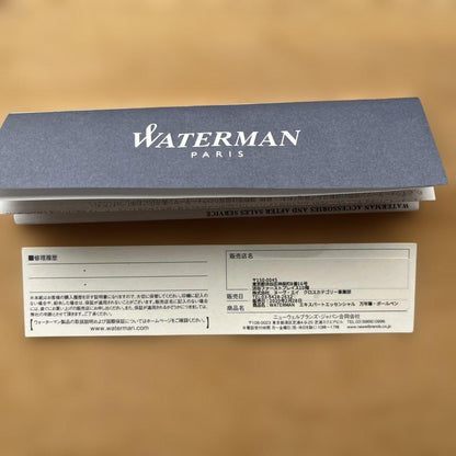 WATERMAN Expert Essential black metal ballpoint pen and fountain pen set with gift box and ink cartridge