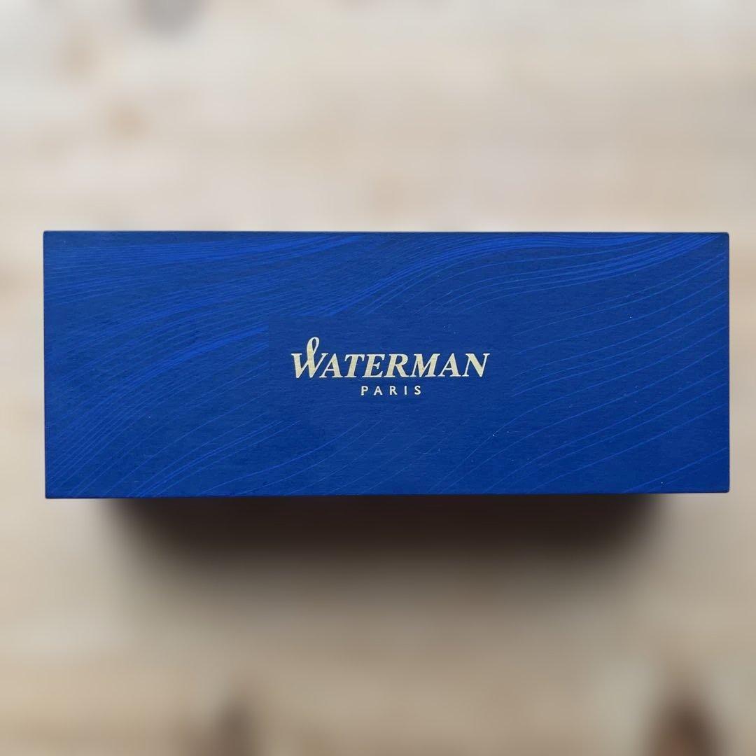 WATERMAN Expert Essential black metal ballpoint pen and fountain pen set with gift box and ink cartridge