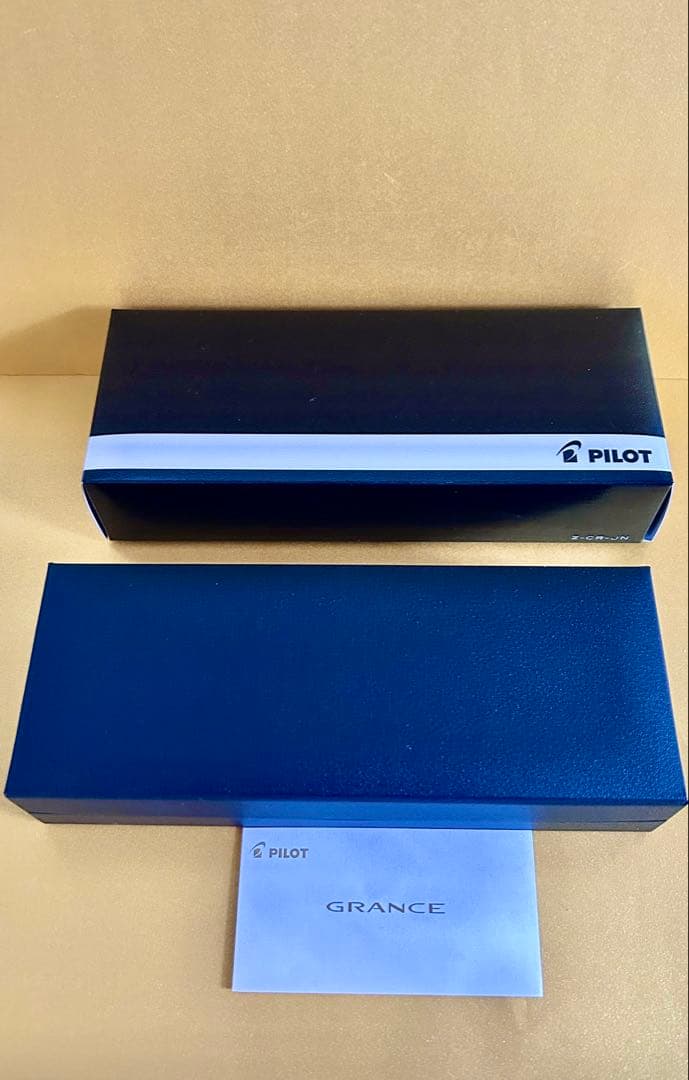 PILOT GRANCE BGRC-1HR-HAGY ballpoint pen in gray marble color with dedicated case and packaging