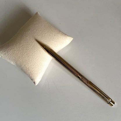 CROSS 14KG gold plated 0.5mm mechanical pencil with stripe pattern and twist mechanism in original box