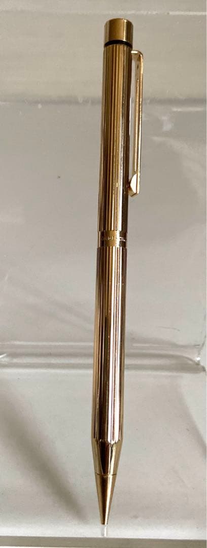 CROSS 14KG gold plated 0.5mm mechanical pencil with stripe pattern and twist mechanism in original box