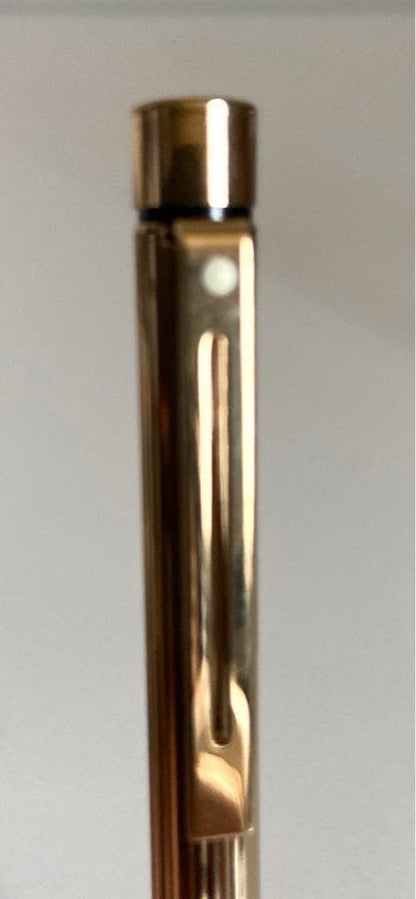 CROSS 14KG gold plated 0.5mm mechanical pencil with stripe pattern and twist mechanism in original box