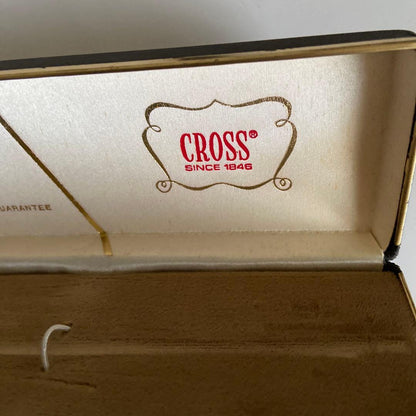 CROSS 14KG gold plated 0.5mm mechanical pencil with stripe pattern and twist mechanism in original box