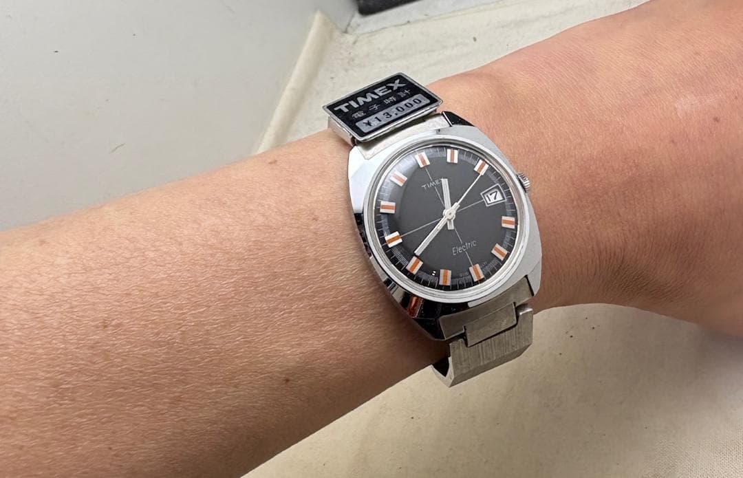 TIMEX Electro Electric Temp Men's Watch — Japanese
