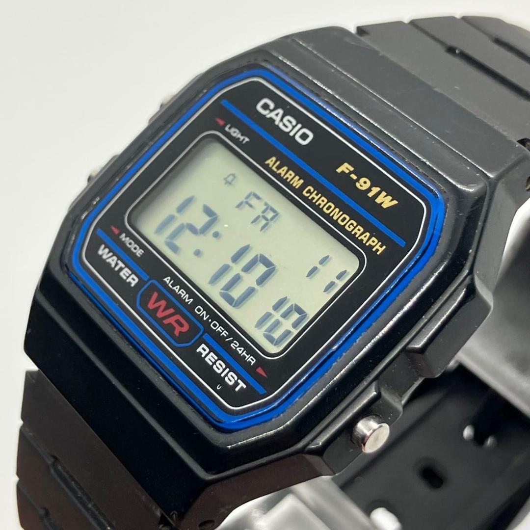CASIO F-91W Digital Men's Watch — Japanese