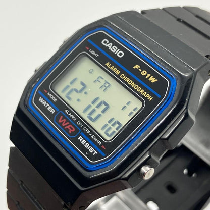 CASIO F-91W Digital Men's Watch — Japanese