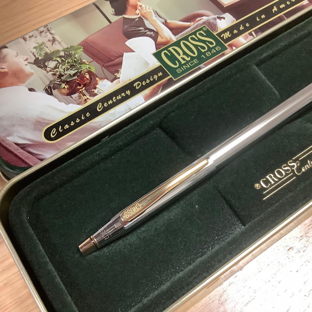 Black Cross 50th Anniversary Centenary ballpoint pen with metal case, unused and tested for writing