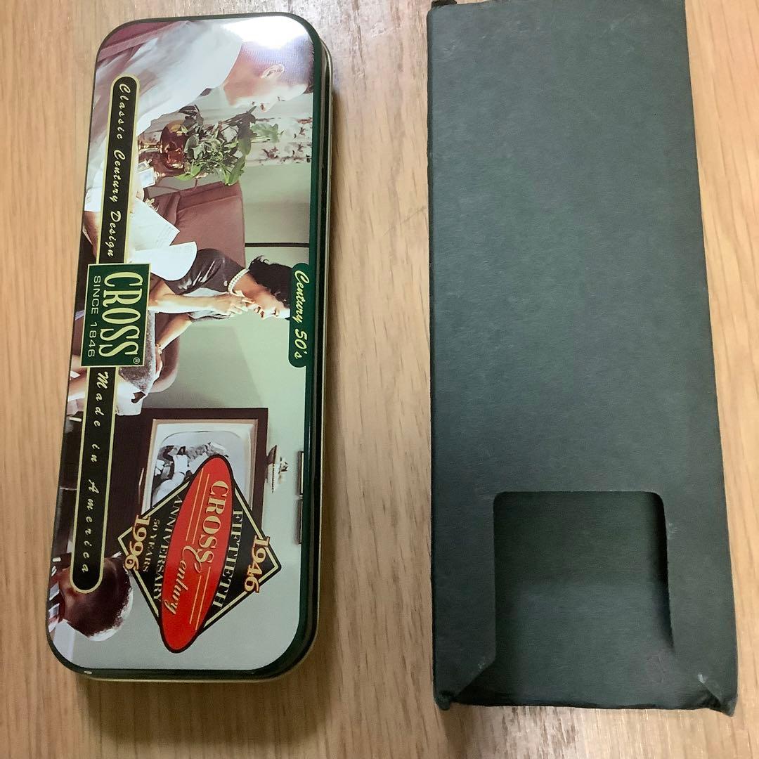 Black Cross 50th Anniversary Centenary ballpoint pen with metal case, unused and tested for writing