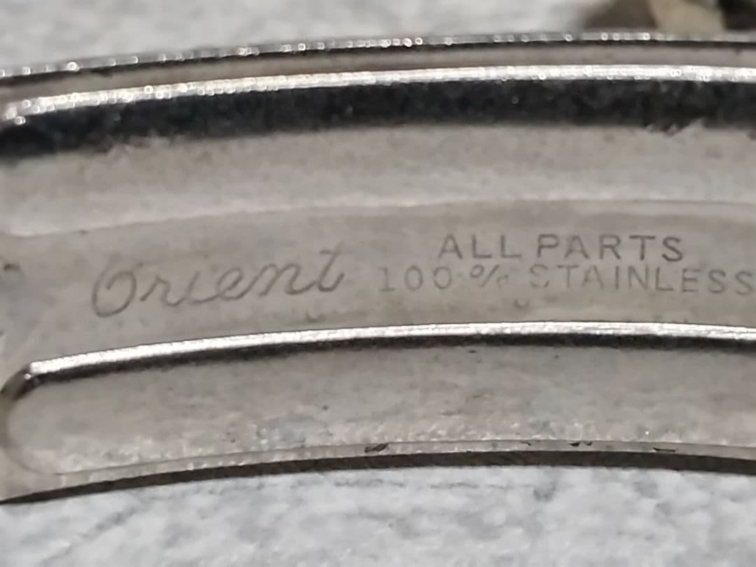 ORIENT 18mmブレス Men's Watch — Japanese