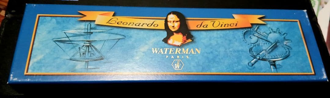 Waterman Leonardo da Vinci Mona Lisa blue ballpoint pen with sleek design and elegant finish