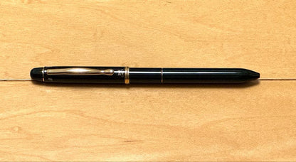 Pilot Multi-Function Ballpoint Pen 2+1 with black and red ink and 0.5mm mechanical pencil in dark green and gold finish