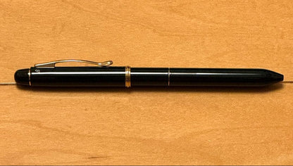Pilot Multi-Function Ballpoint Pen 2+1 with black and red ink and 0.5mm mechanical pencil in dark green and gold finish