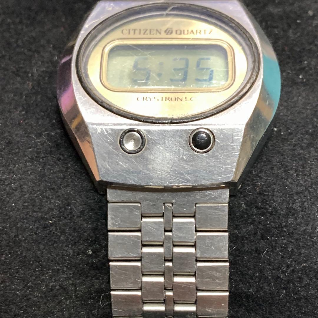 Citizen CRYSTRON LC 60-7053 Digital Men's Watch — Japanese