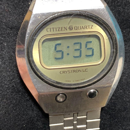 Citizen CRYSTRON LC 60-7053 Digital Men's Watch — Japanese