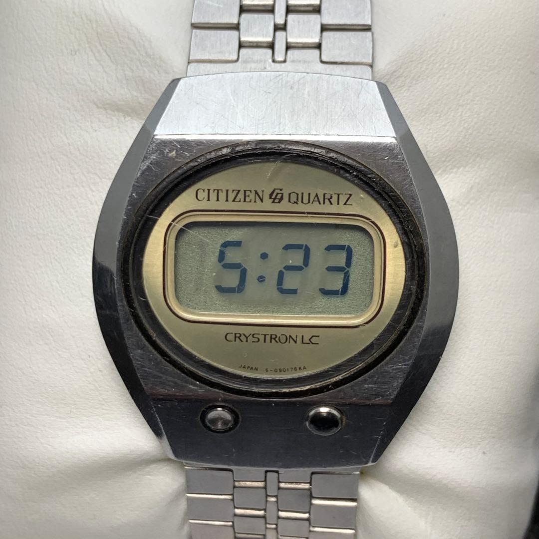 Citizen CRYSTRON LC 60-7053 Digital Men's Watch — Japanese
