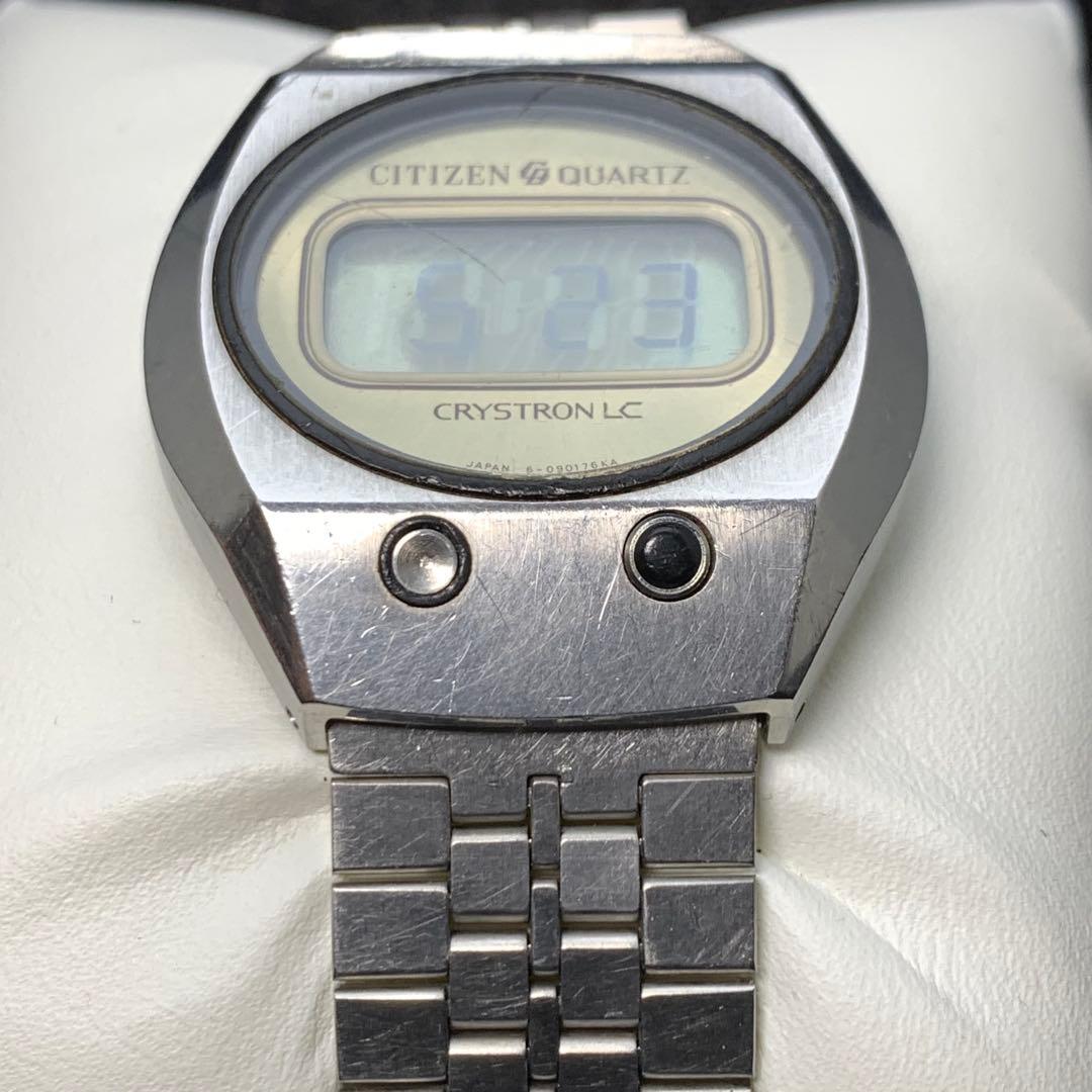 Citizen CRYSTRON LC 60-7053 Digital Men's Watch — Japanese