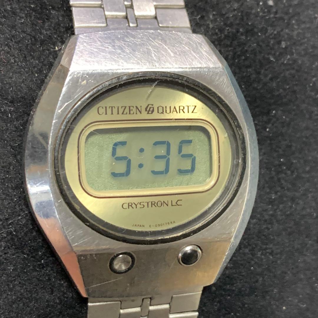 Citizen CRYSTRON LC 60-7053 Digital Men's Watch — Japanese