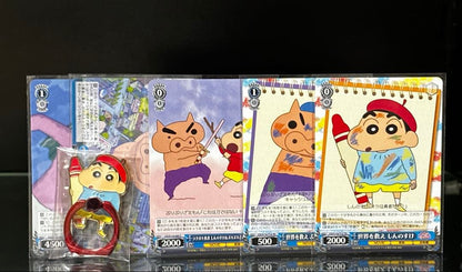 Weiss Schwarz Crayon Shin-chan Clash! Rakugakingdom and Nearly Four Heroes WS Smartphone Ring — Japanese