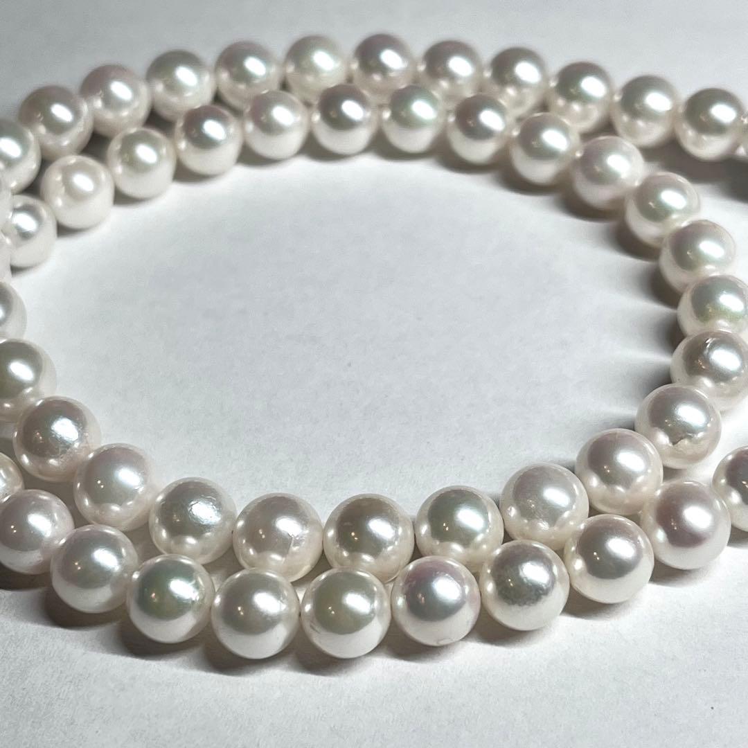 Niccolo Polo Y-shape long necklace featuring 7.0-7.5mm Akoya pearls, 54.5 cm length