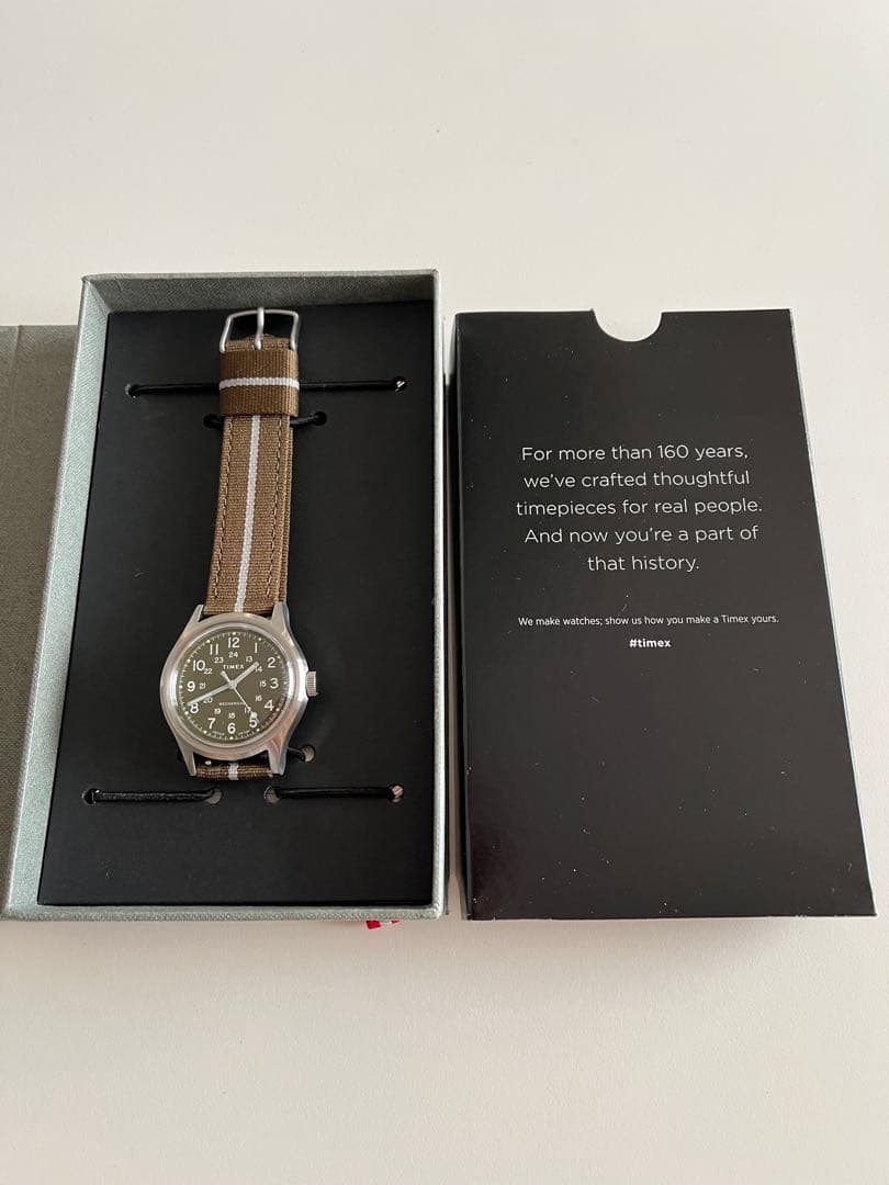 TIMEX MK1 Mechanical Camper + Strap Set Manual Men's Watch — Japanese