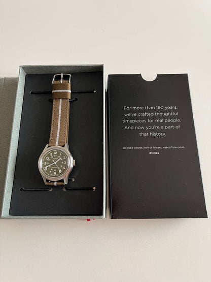 TIMEX MK1 Mechanical Camper + Strap Set Manual Men's Watch — Japanese