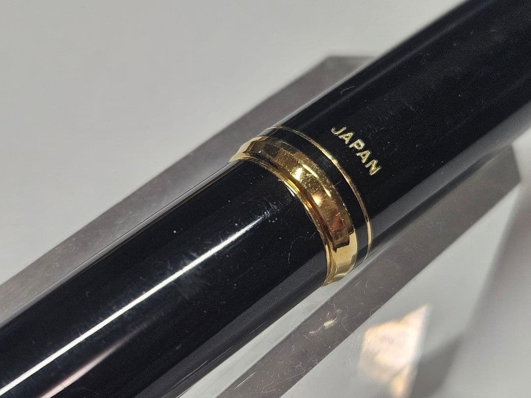 Pilot fountain pen with 14K medium nib, discontinued model, shown unused with slight storage dirt