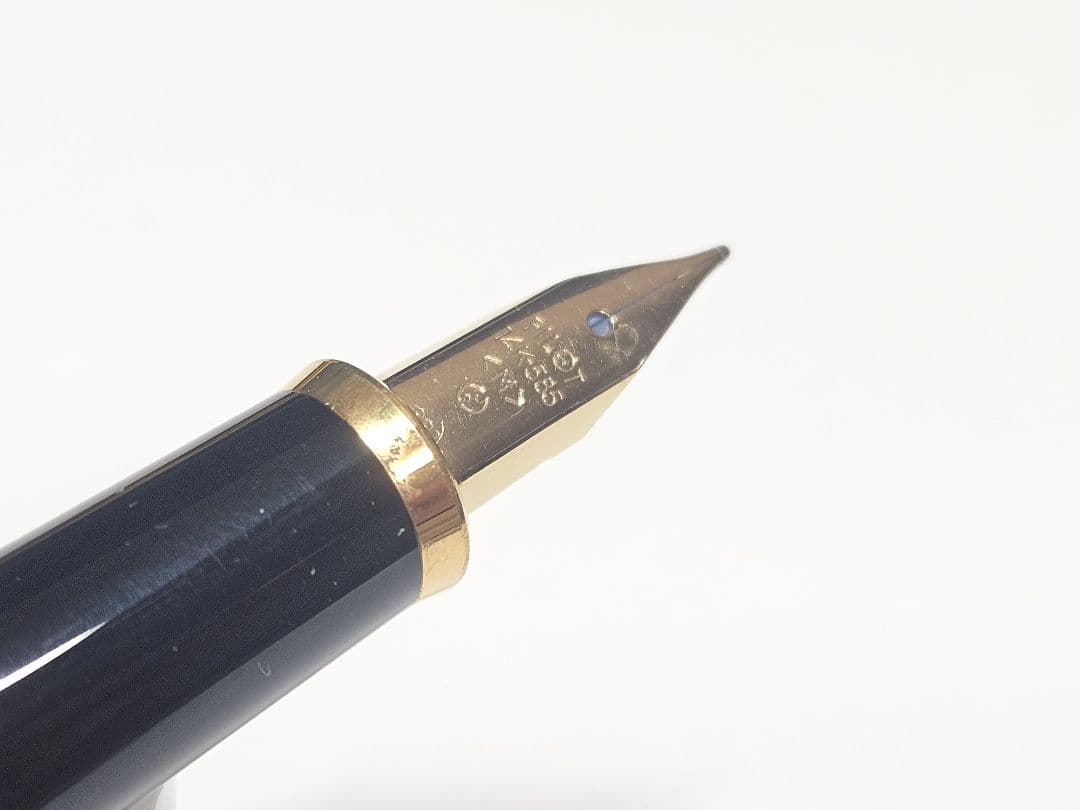 Pilot fountain pen with 14K medium nib, discontinued model, shown unused with slight storage dirt