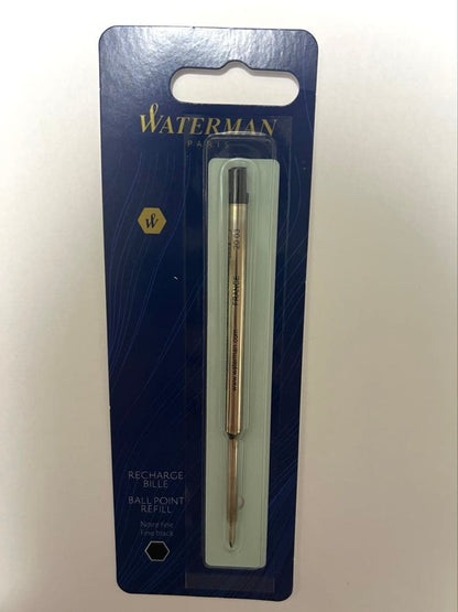 Waterman Twist ballpoint pen with box and unopened black refill, used but in excellent condition