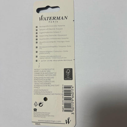 Waterman Twist ballpoint pen with box and unopened black refill, used but in excellent condition