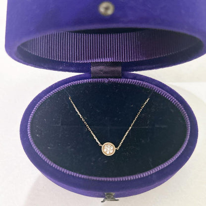 Agete Pave Diamond Necklace featuring 0.05ct diamonds on a 40cm chain with extender