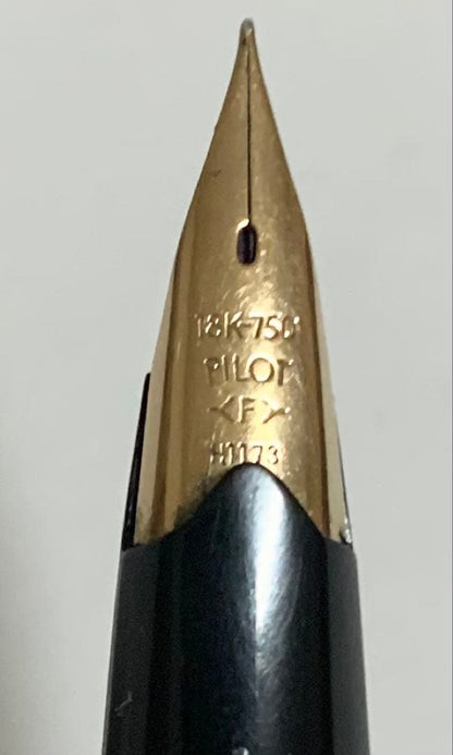 PILOT Pen Nib Elite 18K fine tip pen with two replacement ink cartridges