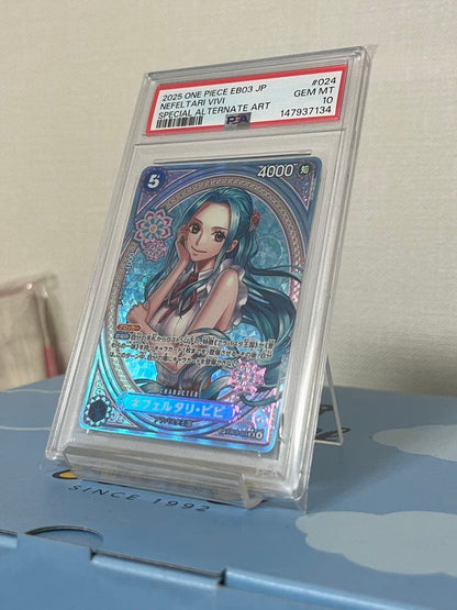 PSA 10 One Piece Nefertari Vivi スペシャルカード — EB03-024 — Japanese