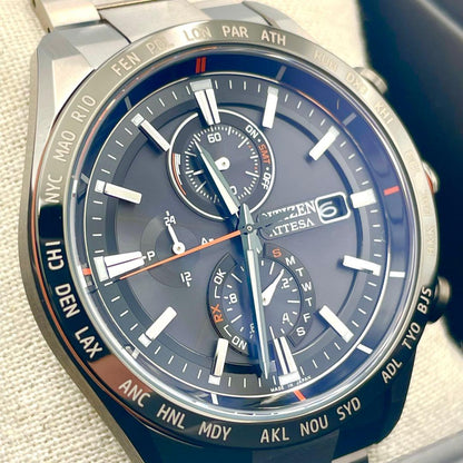 Citizen AT8189-61E Solar Men's Watch — Japanese