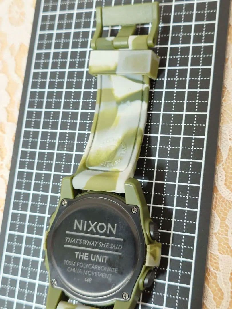 NIXON THE UNIT K1101-XXX Digital Men's Watch — Japanese