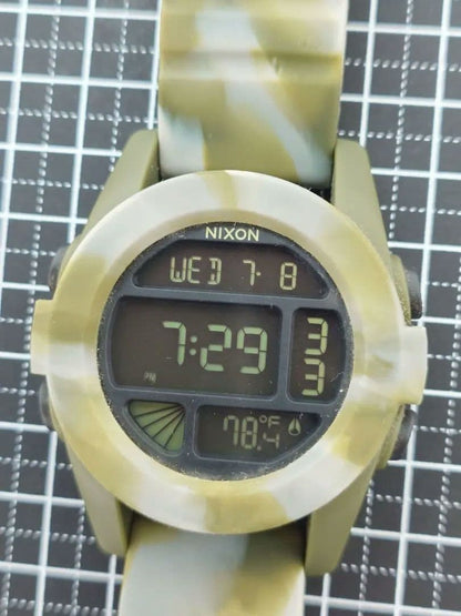 NIXON THE UNIT K1101-XXX Digital Men's Watch — Japanese